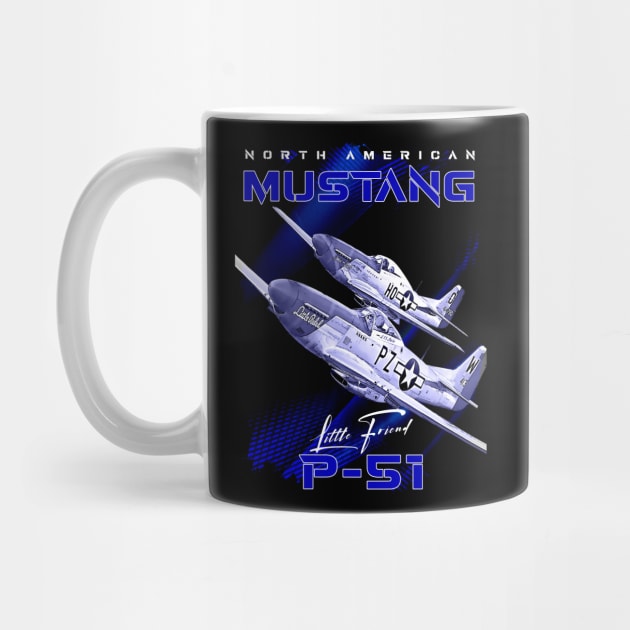 Mustang P51 Fighter Aircraft by aeroloversclothing